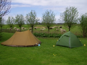 Mini camping It Dreamlân in Friesland