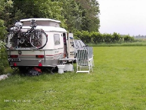 leuke plek op mini camping Boerenbont in Blokzijl, minicamping in Overijssel