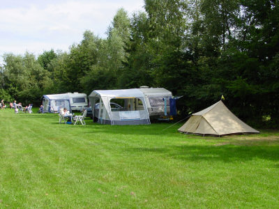 Boerencamping de bosrand in Ellertshaar, provincie Drenthe
