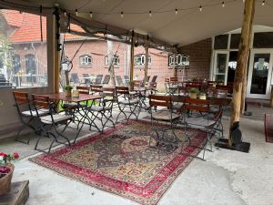 De Leuve Hoeve in Gelderland vanuit de lucht